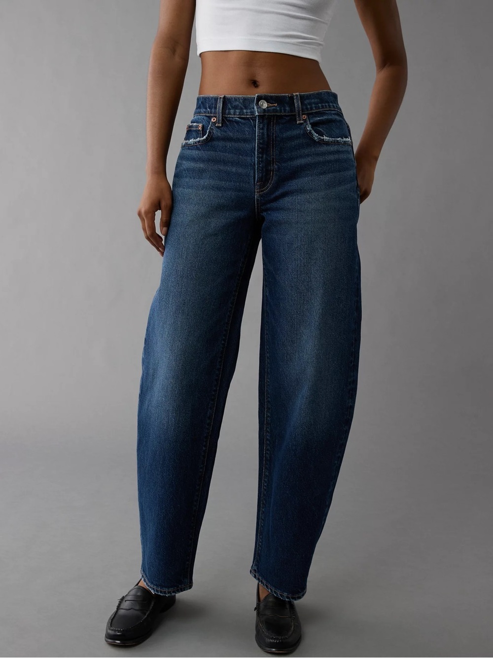 American Eagle Barrel Jean